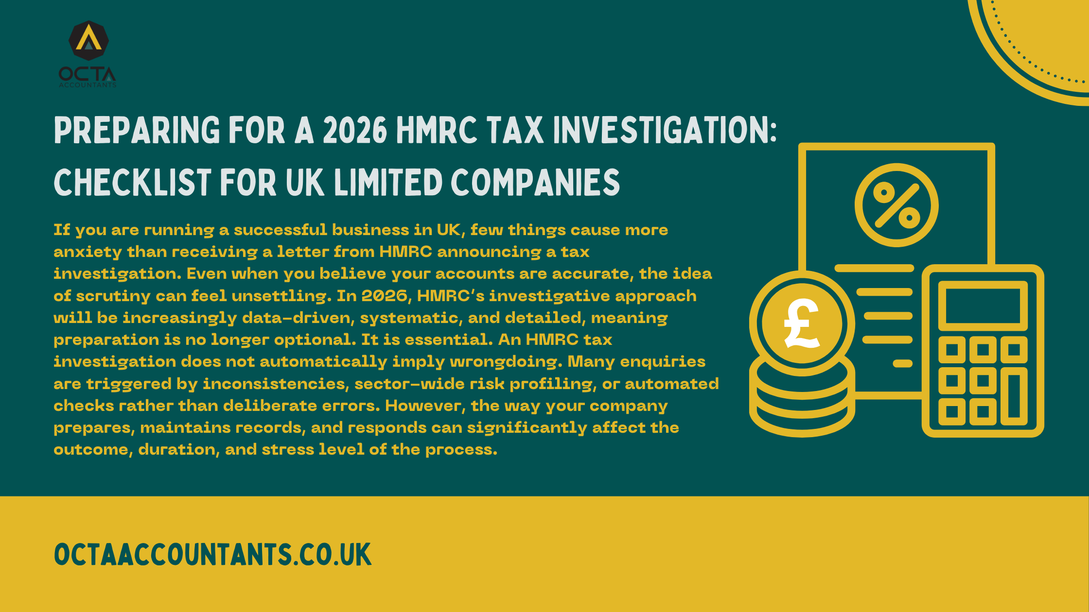 Preparing for a 2026 HMRC Tax Investigation: Checklist for UK limited companies