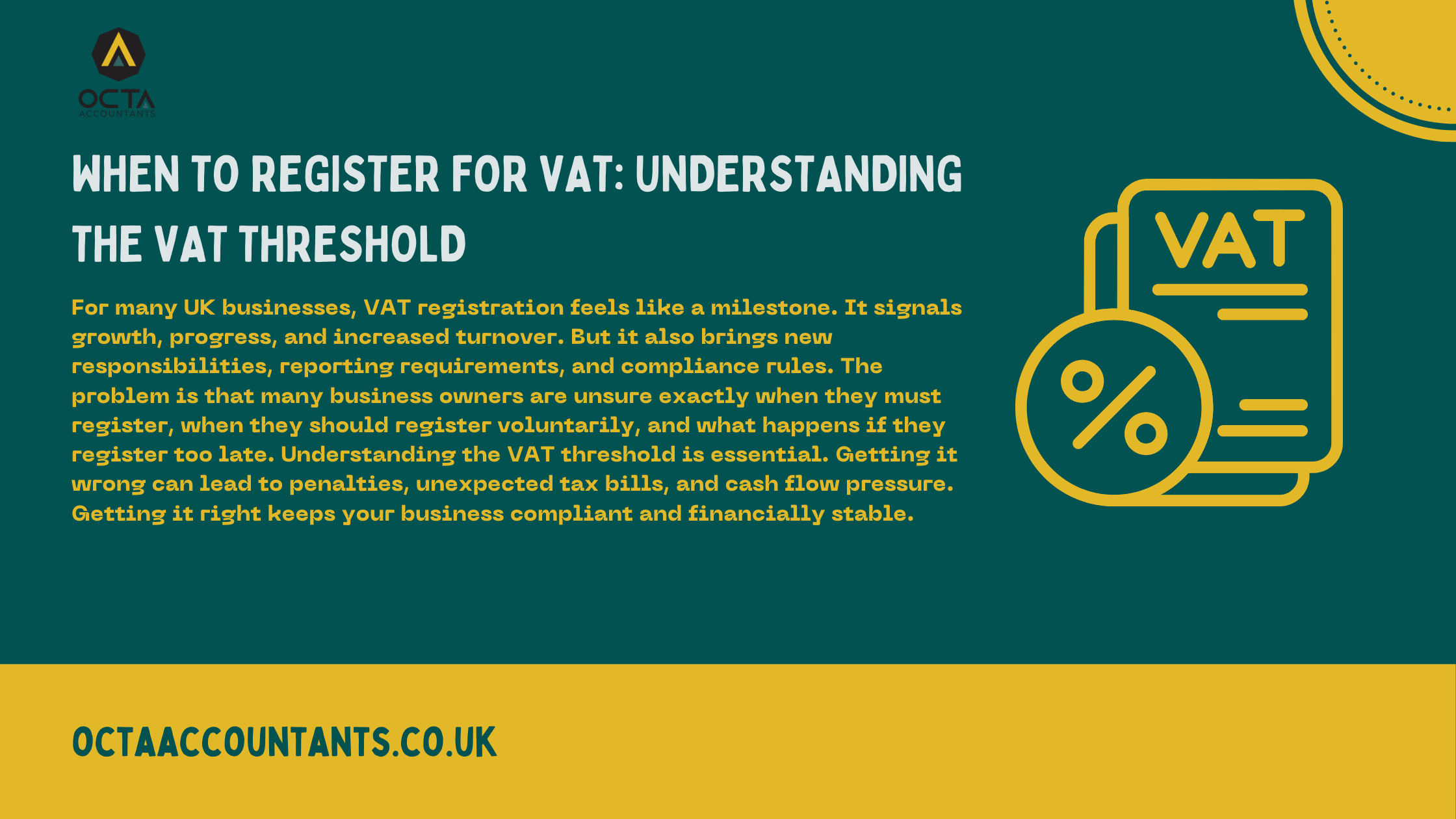 When to register for VAT: Understanding the VAT threshold